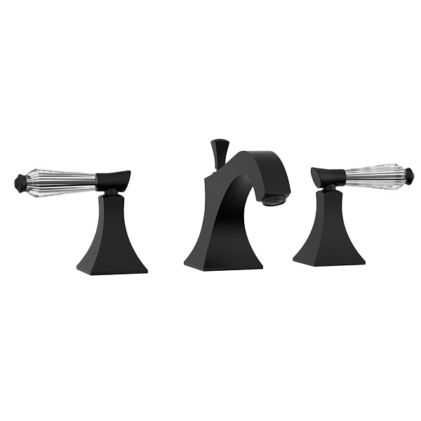 Santec - Edo Crystal Widespread Lavatory Set