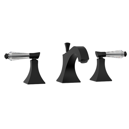 Santec - Edo Crystal Widespread Lavatory Set