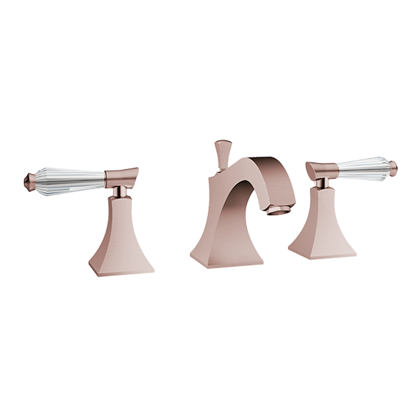 Santec - Edo Crystal Widespread Lavatory Set