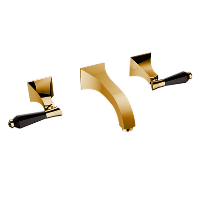 Santec - Edo Crystal Wall Mount Widespread Lavatory
