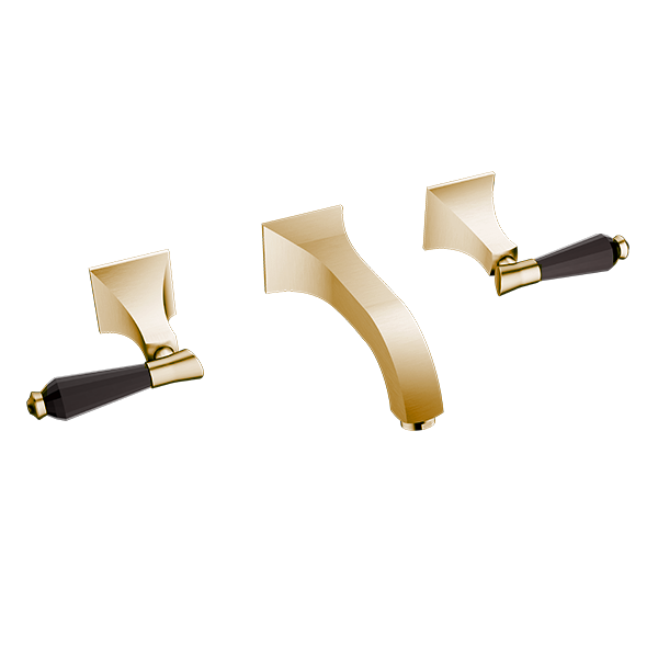 Santec - Edo Crystal Wall Mount Widespread Lavatory