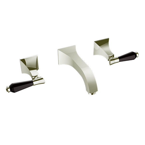 Santec - Edo Crystal Wall Mount Widespread Lavatory