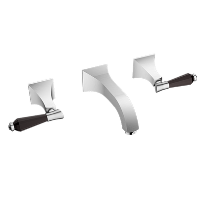 Santec - Edo Crystal Wall Mount Widespread Lavatory