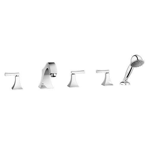 Santec - Edo Trim - Roman Tub Filler With Hand Shower