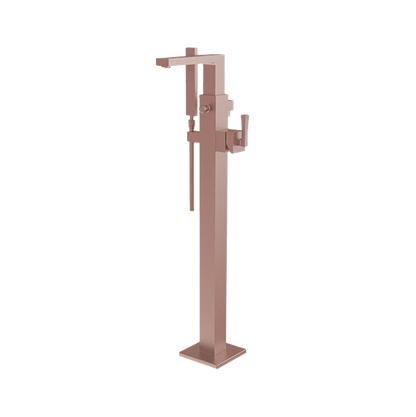 Santec - Edo Trim - Floor Mount Tub Filler With Hand Shower