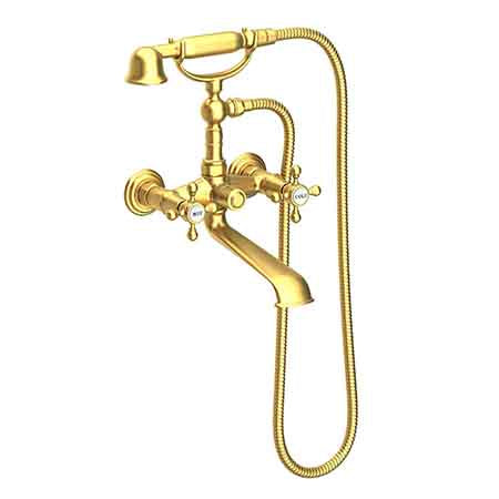 Newport Brass - Chesterfield Exposed Tub & Hand Shower Set - Wall Mount