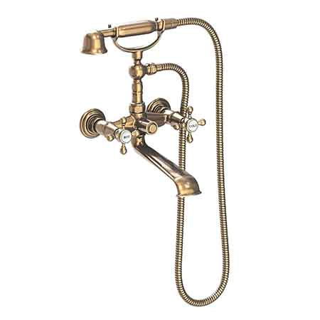 Newport Brass - Chesterfield Exposed Tub & Hand Shower Set - Wall Mount