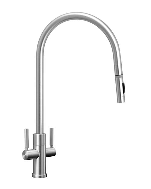 Waterstone - Modern Extended Reach 2 Handle Plp Pulldown Faucet - Toggle Sprayer