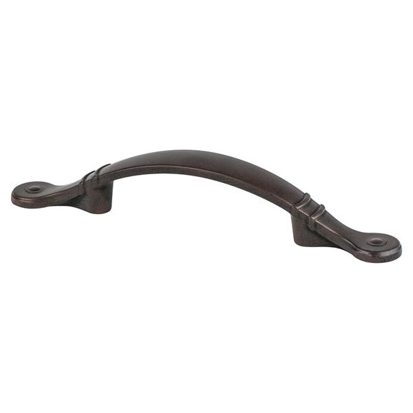 Berenson - Advantage Plus Four 3 inch CC Rust Glaze Rounded End Pull