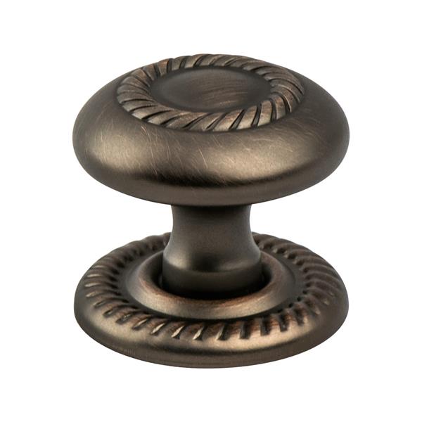Berenson - Advantage Plus Four Verona Bronze Roped Knob