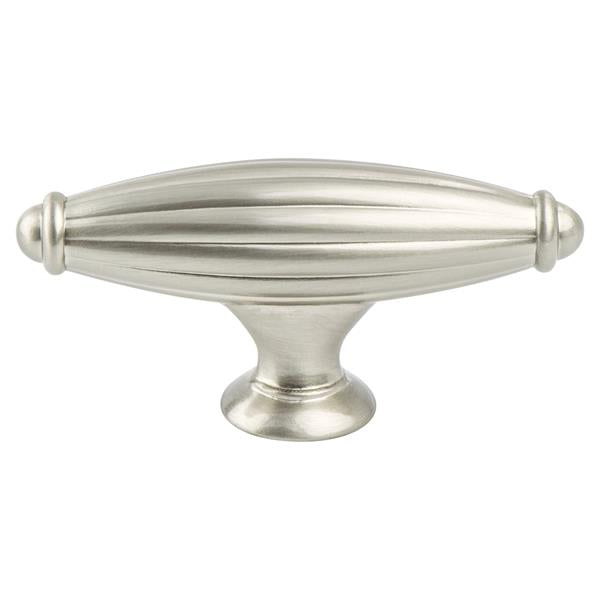 Berenson - Advantage Plus Five Brushed Nickel Fluted Knob