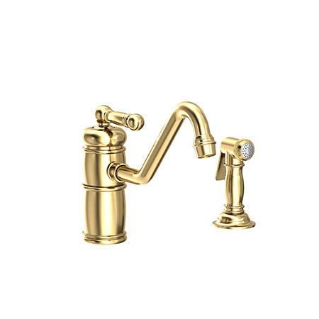 Newport Brass - Single Handle Kitchen Faucet With Side Spray