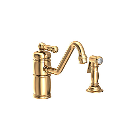 Newport Brass - Single Handle Kitchen Faucet With Side Spray
