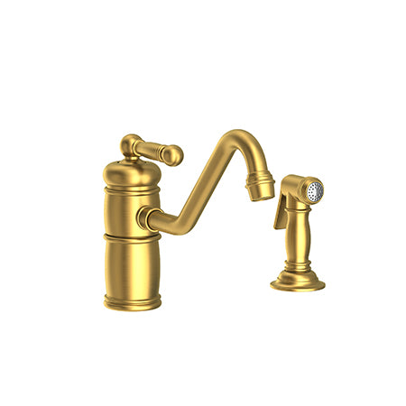 Newport Brass - Single Handle Kitchen Faucet With Side Spray