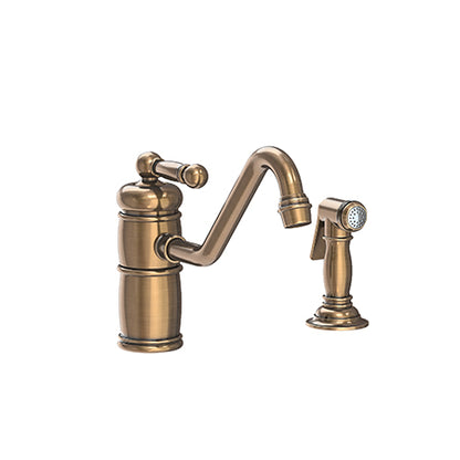 Newport Brass - Single Handle Kitchen Faucet With Side Spray