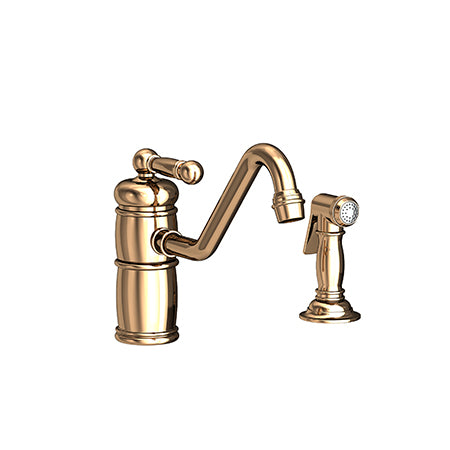 Newport Brass - Single Handle Kitchen Faucet With Side Spray