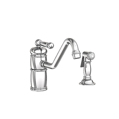 Newport Brass - Single Handle Kitchen Faucet With Side Spray
