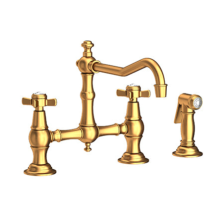 Newport Brass - Kitchen Bridge Faucet With Side Spray