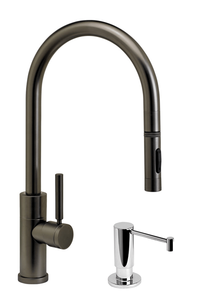Waterstone - Modern Plp Pulldown Faucet -Toggle Sprayer - 2Pc. Suite