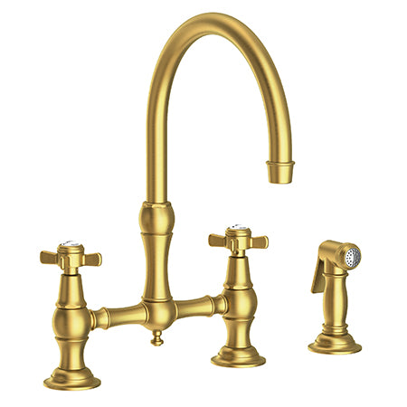 Newport Brass - Fairfield Kitchen Bridge Faucet with Side Spray