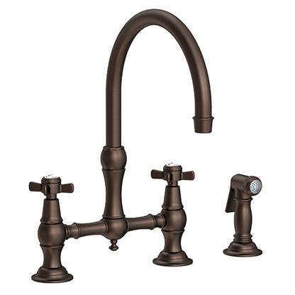 Newport Brass - Fairfield Kitchen Bridge Faucet with Side Spray