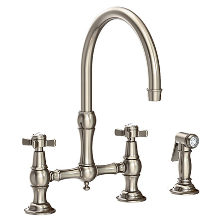 Newport Brass - Fairfield Kitchen Bridge Faucet with Side Spray