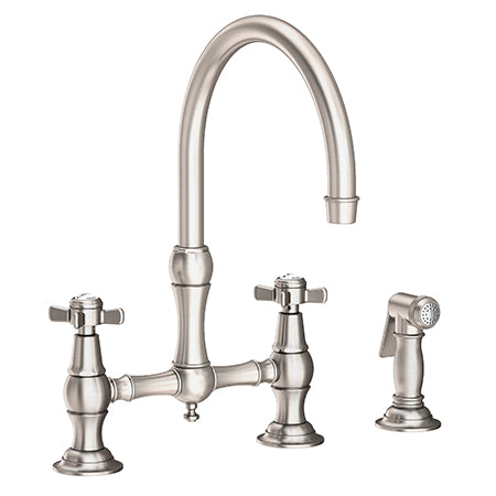 Newport Brass - Fairfield Kitchen Bridge Faucet with Side Spray