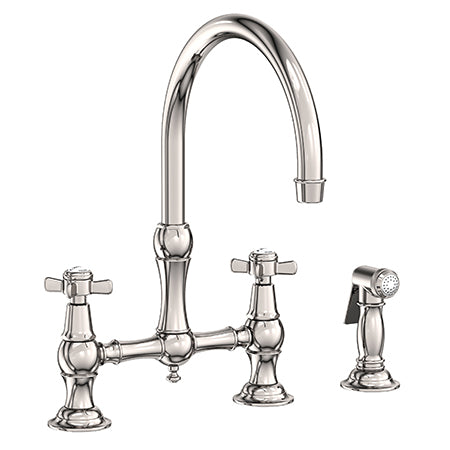 Newport Brass - Fairfield Kitchen Bridge Faucet with Side Spray