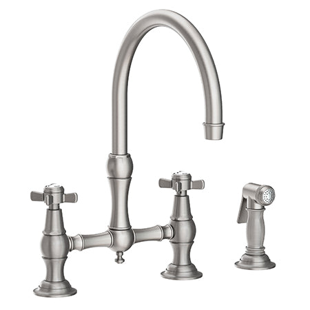 Newport Brass - Fairfield Kitchen Bridge Faucet with Side Spray