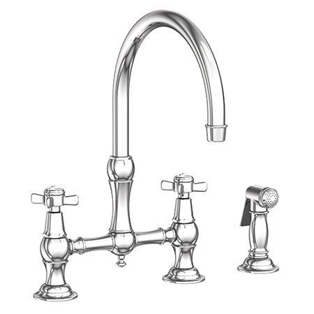Newport Brass - Fairfield Kitchen Bridge Faucet with Side Spray