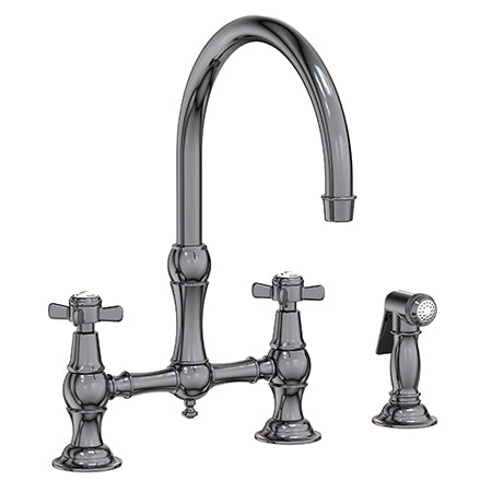 Newport Brass - Fairfield Kitchen Bridge Faucet with Side Spray