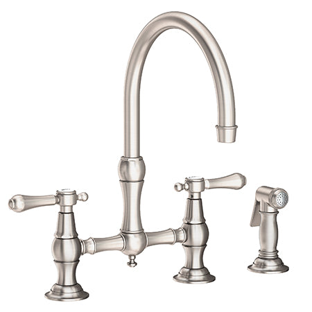 Newport Brass - Kitchen Bridge Faucet With Side Spray