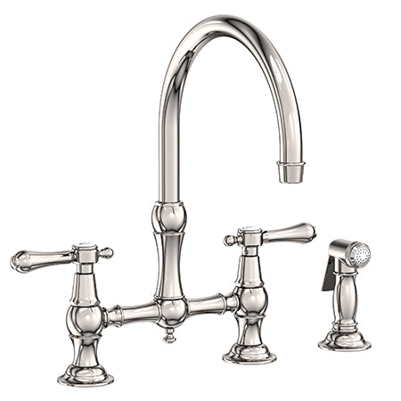 Newport Brass - Kitchen Bridge Faucet With Side Spray