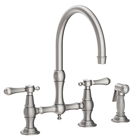 Newport Brass - Kitchen Bridge Faucet With Side Spray