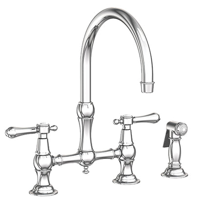 Newport Brass - Kitchen Bridge Faucet With Side Spray