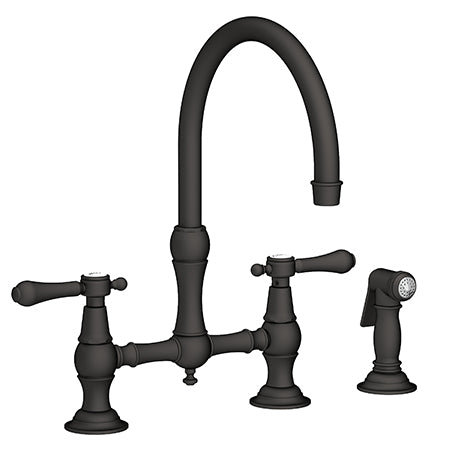 Newport Brass - Chesterfield Kitchen Bridge Faucet with Side Spray