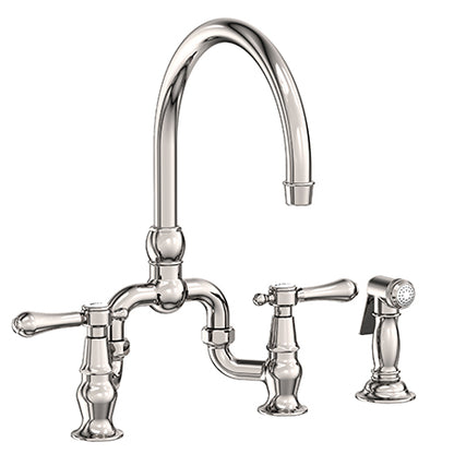 Newport Brass - Kitchen Bridge Faucet With Side Spray
