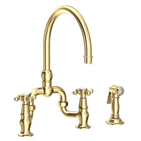 Newport Brass - Kitchen Bridge Faucet With Side Spray