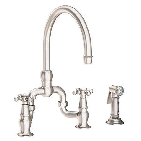 Newport Brass - Kitchen Bridge Faucet With Side Spray