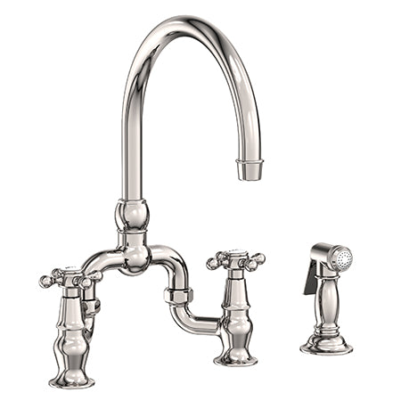Newport Brass - Kitchen Bridge Faucet With Side Spray