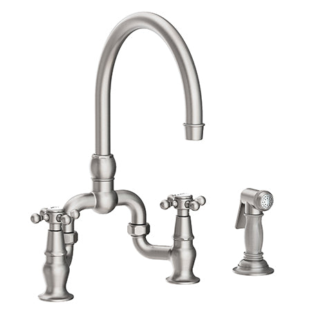Newport Brass - Kitchen Bridge Faucet With Side Spray