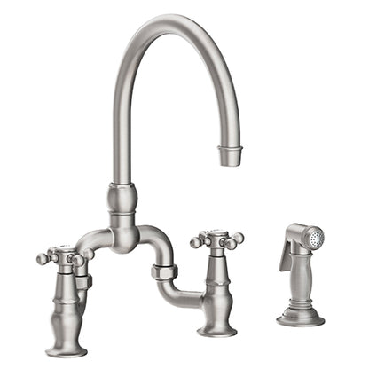 Newport Brass - Kitchen Bridge Faucet With Side Spray