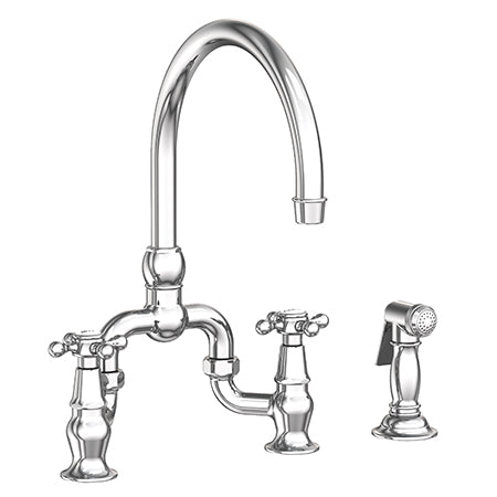 Newport Brass - Kitchen Bridge Faucet With Side Spray