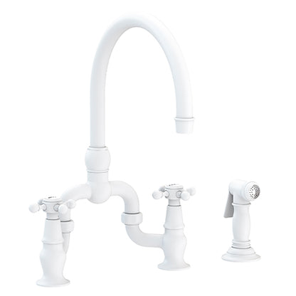 Newport Brass - Kitchen Bridge Faucet With Side Spray