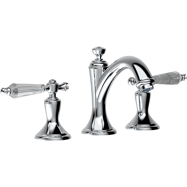 Santec - Klassica Crystal Widespread Lavatory Set