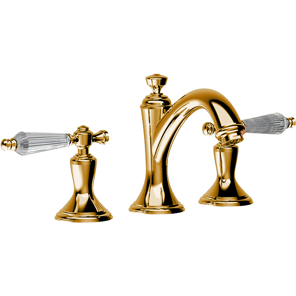 Santec - Klassica Crystal Widespread Lavatory Set
