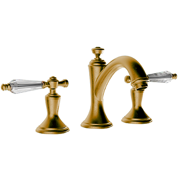 Santec - Klassica Crystal Widespread Lavatory Set