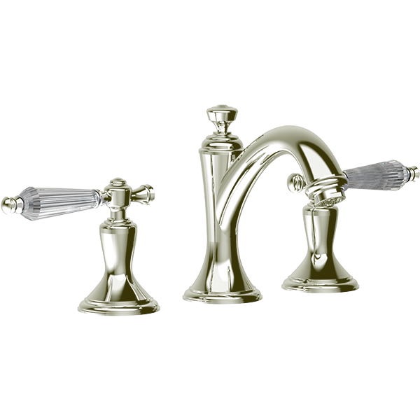 Santec - Klassica Crystal Widespread Lavatory Set
