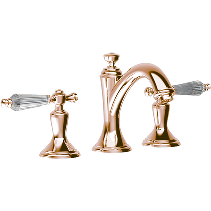 Santec - Klassica Crystal Widespread Lavatory Set