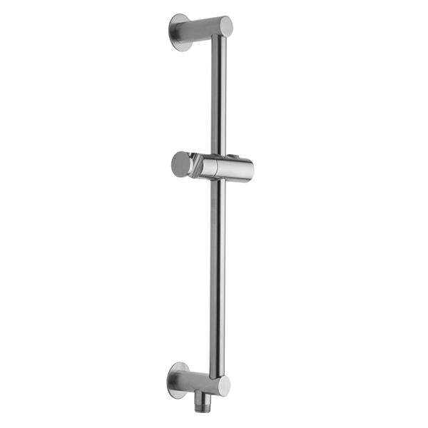Jaclo - 24 Inch Contemporary Slim Wall Bar with Bottom Outlet Integral Water Supply